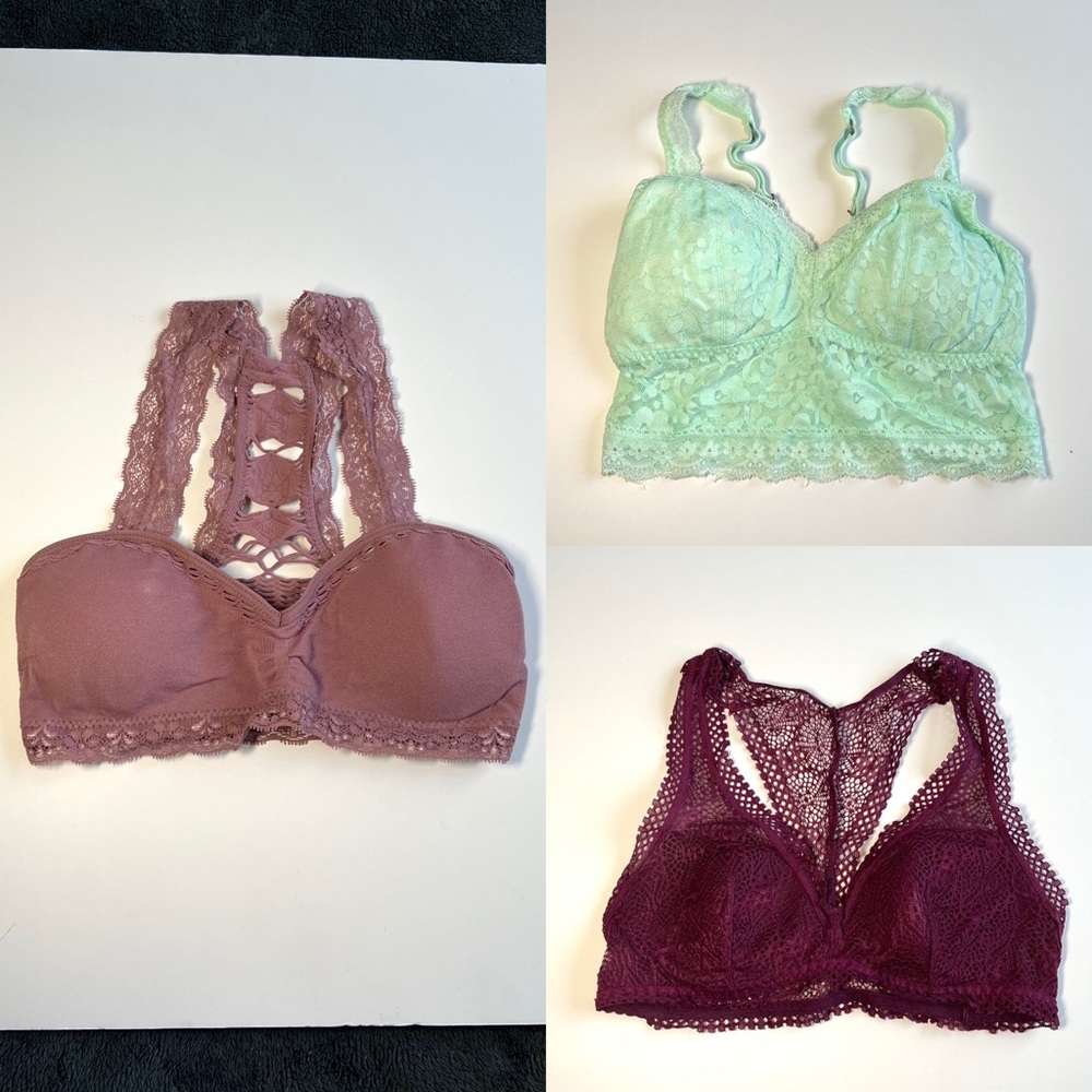 ✨BUNDLE OF 3✨ • VS / Gilly hicks / Aeropostale • Bralettes / Lounge bras